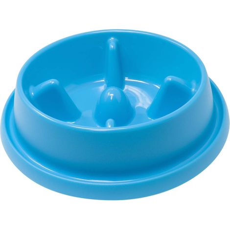 Adagio 10077 Slow Food - Ciotola per cani, Anti ingozzamento, Colori Assortiti, Medium (24.5 x 26 x 7.5 cm), 1 pezzo (1/3)