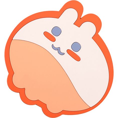 Dessous de plat résistant à la chaleur, antidérapant et épais, en PVC écologique, pour plan de travail de cuisine, couleur mandarine. (1/5)