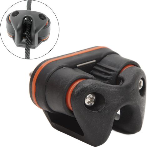 Die Kabelführung aus seewasserbeständigem Nylon mit Klemmring dient zur Seilführung. Diese Kabelklemme eignet sich für große Durchmesser (3 bis 12 mm) auf Schiffen und Yachten. (1/5)