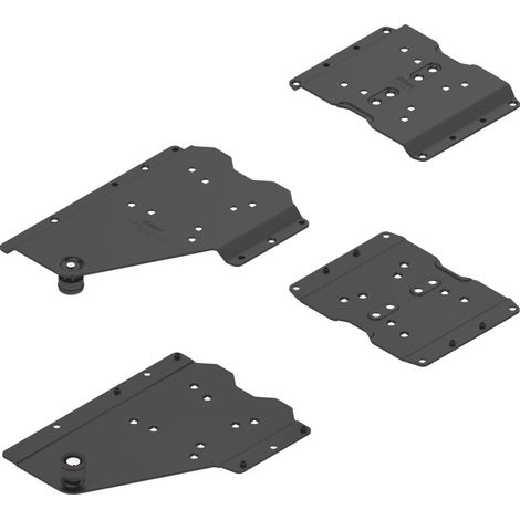 Blum REVEGO duo Pocketverbinder-Set für Anw. ohne Sockel für 18-19mm LI, schwarz