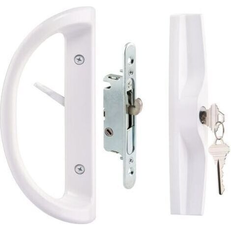 Fenêtre coulissante en aluminium avec serrure à poignée coulissante,de dyk. (1/4)