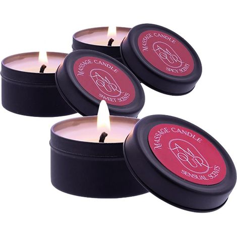 Set di 3 candele da massaggio profumate Amour Dreamtoys (1/5)