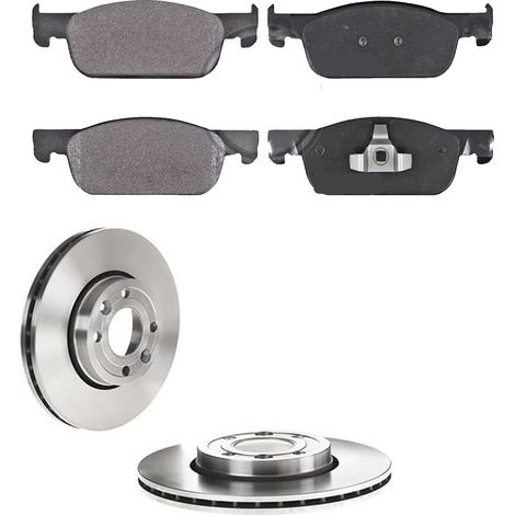 KIT FRENI ANTERIORI compatibile con RENAULT CLIO IV (BH) - DISCHI + PASTIGLIE OEM: P 68 065 , P 68 033 / 18155 , 18316 /SOSTITUZIONE DIRETTA/BASSA POLVERE/SILENZIOSO (1/5)
