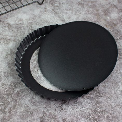 Pie plate with removable bottom, non-stick coating, inverted pie plate, pie plate, non-stick pie pla (1/5)