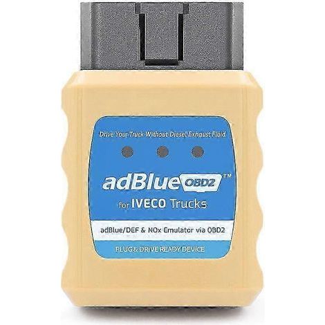 Émulateur AdBlueOBD2, sans risque pour le moteur et installation non permanente, compatible avec les camions Iveco, émulateur d'échappement OBD2 diesel