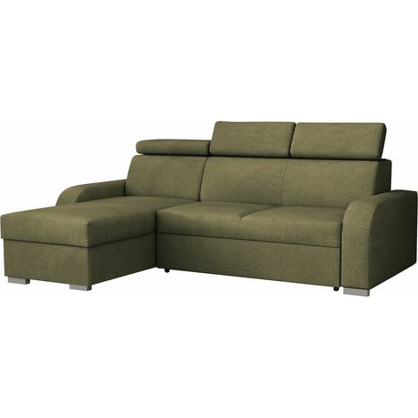 Sofá rinconero Etrcala 100, Crown 11, Función de descanso, Almacenaje, 235x170x85cm, 0 (1/5)