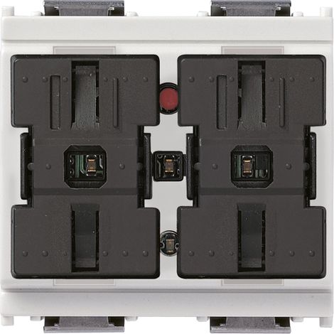 VIMAR - R16965.B Zwei einfache Tasten + weißes Relais