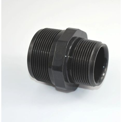 Racores PVC, Doble Nipple Reducción 2" x 1 1/2", Conexiones Tubos PVC (1/3)