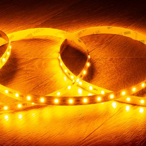 Ruban LED 24V SMD Dim to Warm 140 LED/m 5m 13W/m 1300lm/m Largeur 10mm Coupe 10cm IP20 Seleccionable (Super Cálido - Cálido)
