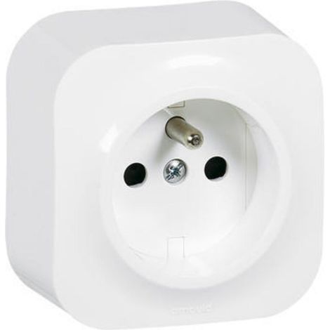 Enchufe eléctrico de bajo consumo con toma de tierra integrada – Eco Profile 54204 – Carcasa de plástico resistente, 1 unidad (1/5)