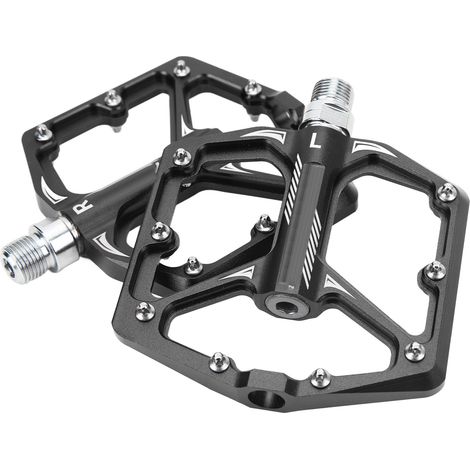 Pédales de vélo LeBycle antidérapantes, universelles et légères, en alliage d'aluminium CNC, accessoires de vélo noirs