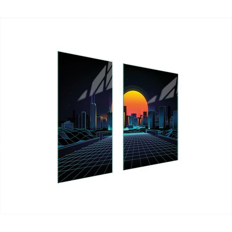 PLAQUE DE PROTECTION EN VERRE 75x52 CITY (1/5)