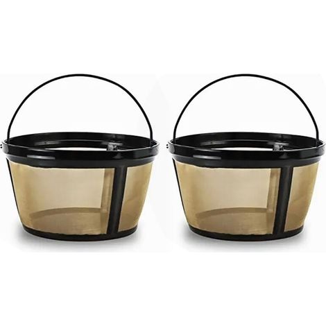 Jeffergarden Filtre à café en acier inoxydable Machine à café réutilisable cne filtre à café passoire or pour la maison (1/5)