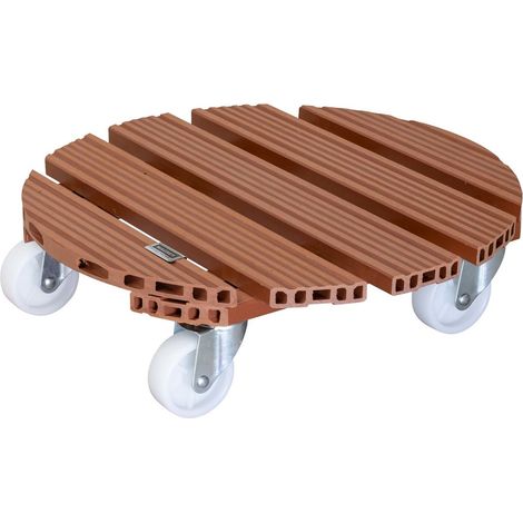 Wagner Pflanzenroller WPC Ø 39 cm terrakotta Pflanzenroller (1/5)