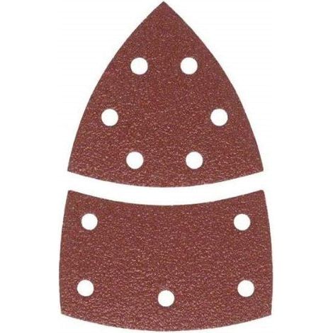 Lot de 10 Feuilles abrasives 102x62,93mm Grain 40 11 trous Pour ponceuse multi Bois Métal (1/5)