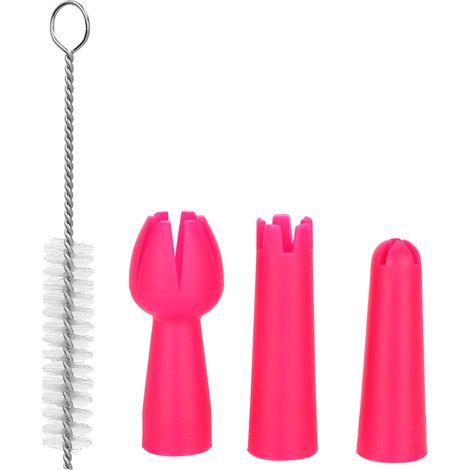 Mousseur à crème avec 3 embouts distributeurs pour gâteaux et desserts, outil de pâtisserie DIY en aluminium, 500 ml (1/5)
