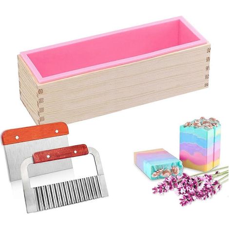 Fournitures pour la fabrication de savon - Moule à pain rectangulaire flexible A-- (1/5)