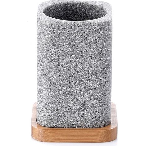 Porta spazzolini Nora grigio