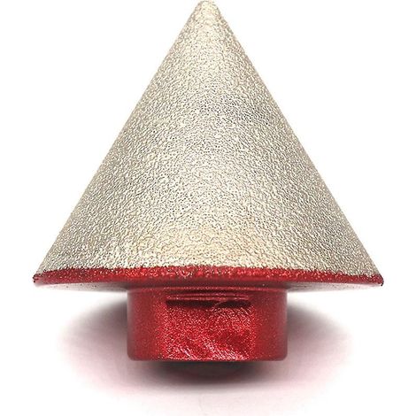 80 Vakuumgelöteter Diamant-Rundfasenfräser zum Aufweiten, Polieren und Anfasen von Löchern