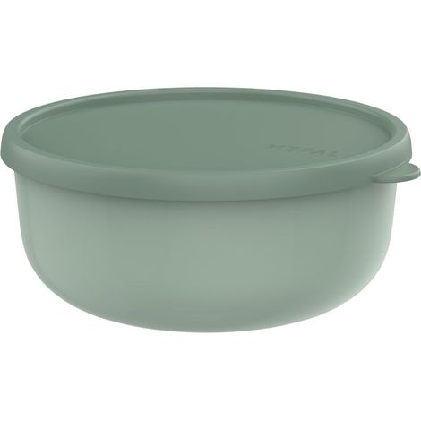 Récipient pour micro-ondes Lumina - Boîte hermétique alimentaire avec couvercle pour frigo, congélateur, four vapeur, micro-ondes et lave-vaisselle - Bol de service - 1500 ml - Nordic sage (1/5)