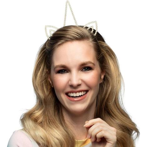 Fascia per capelli con unicorno