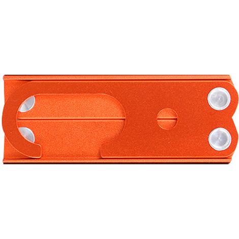 Porte-vêtements de voyage pliable en aluminium léger, compact pour valise, déplacements et maison, couleur orange vif. (1/5)