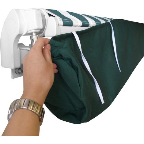 Housse de protection pour store banne - Imperméable - Vert (4 m) (1/5)