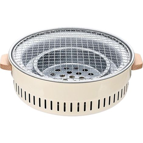 Barbecue Au Charbon,32 CM Portable Grille Anti-Adhésive - (1/5)