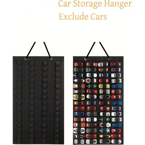 1 PC Organisateur de voitures en feutre : Porte-vêtements de rangement pour voitures Modal, décoration murale, décor de chambre, durable, solide, léger, installation facile, organisateur stylé. (1/5)