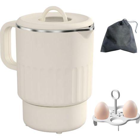 Camping Wasserkocher Edelstahl Reisewasserkocher Klein 1000ml (1/5)