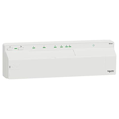 Schneider Electric Wiser CCTFR6610 Barra di distribuzione riscaldamento a pavimento (1/4)