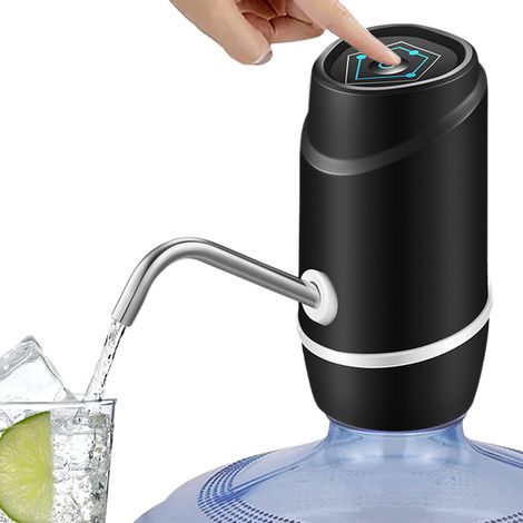 Distributeur D Eau Electrique - Pompe A Eau Portative Rechargeable - Pour Bidons De 2 A 6 Gallons - 3 8 W - Batterie Integree - 1 Unite (1/5)