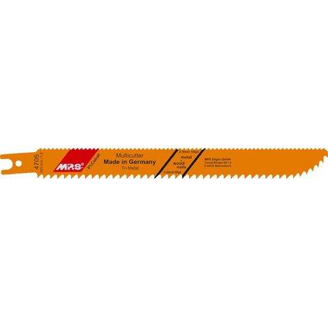 Hoja sierra sable MARCA MPS pack de 2 unidades, compatible con herramientas estándar.
