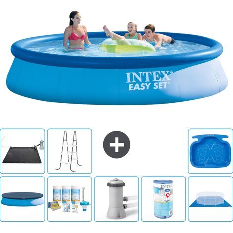 Intex Piscine Easy Set Ronde - 396x84 cm - 9-pièces S30719 (1/5)