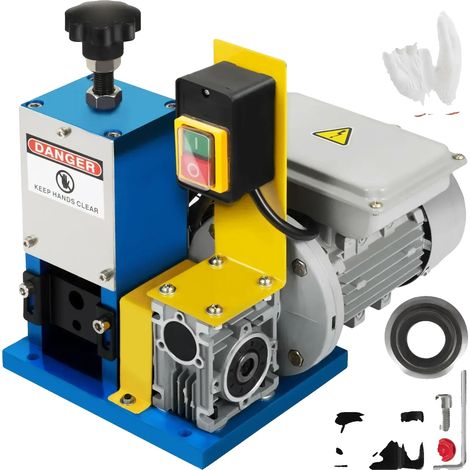 Spellacavi elettrici, potenza 370W, 10 lame, diametro del cavo da 0,04 a 1,5 pollici (1/2)