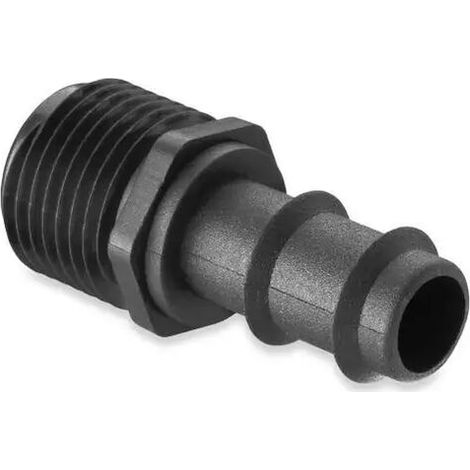 Raccord - Union Filetee Mâle - 1/2 Pouces - 16 mm - Laiton Nickelé - Pour Systèmes Hydrauliques Et Pneumatiques (1/2)