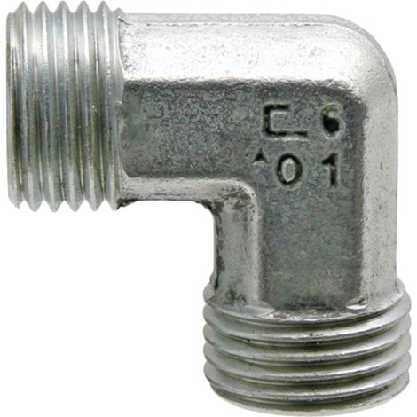 Raccordo a gomito idraulico 6L M12x1.5 500 bar (1/3)