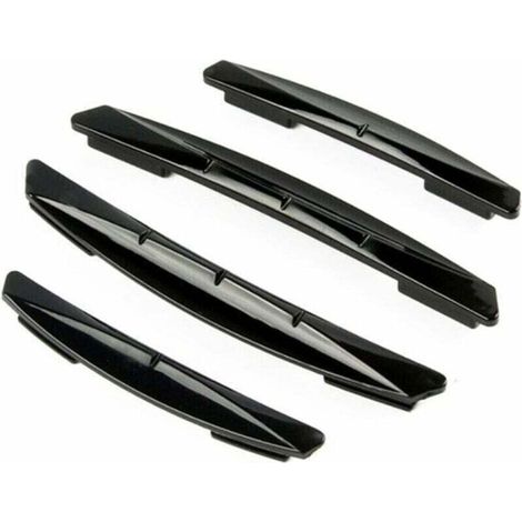 4 Pièces Protection Portières Voiture, Voiture Protèges Portières, Anti-frottement Anti-Collision Protector Universel (Noir) (1/4)