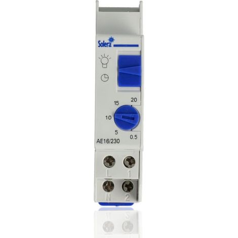 Temporizzatore Scale Automatico - 1 Modulo DIN (Retrattile) Solera AE16/230 (1/5)