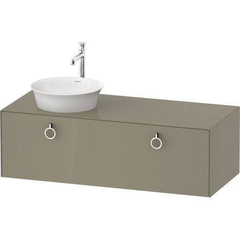 Duravit White Tulip, Waschtischunterbau wandhängend, Breite 1300 (1/2)