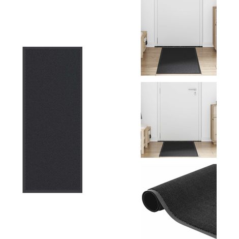 Paillasson noir 60x150 cm - Paillasson - Paillasson De Porte - Paillasson De Bienvenue - Paillasson De Porte Extérieur (1/5)