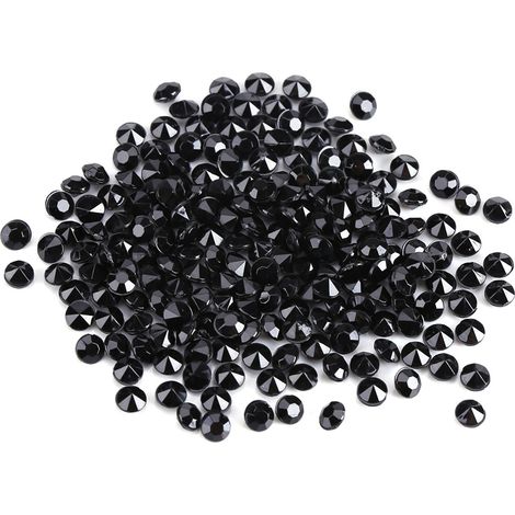 1000 perles acryliques transparentes 4mm pour décoration de vase, accessoires DIY fête mariage, noir (1/5)