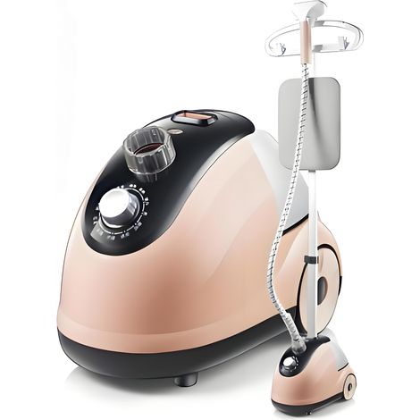 Fer à repasser vapeur vertical HP Lifestyle - Puissant, 9 trous, avec table - Petit et pratique (barre large kaki) (1/5)