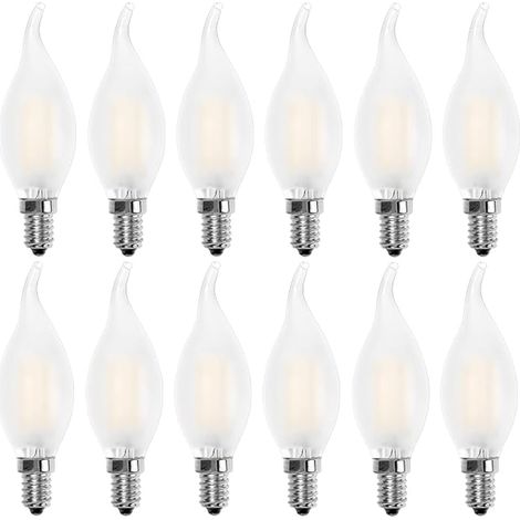 E14 LED Candle Light Bulbs, Warm White 2700K, 4W Equivalence Incandescent Equivalence 40W, 400lm (1/5)