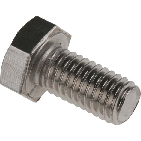 Vis à tête hexagonale, Acier Inoxydable A4 316 Brut, M8 x 16mm ( Prix pour Sachet de 50 )