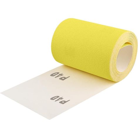 Schleifpapier 93mm 5m Quarzsand Körnung 40 Holz 5 Meter Körnung 40 (1/5)