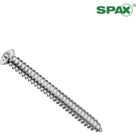 Caja de: 100 Uds. Tornillo Abc Spax-Ra Zincado Cabeza Plana 7.5X120