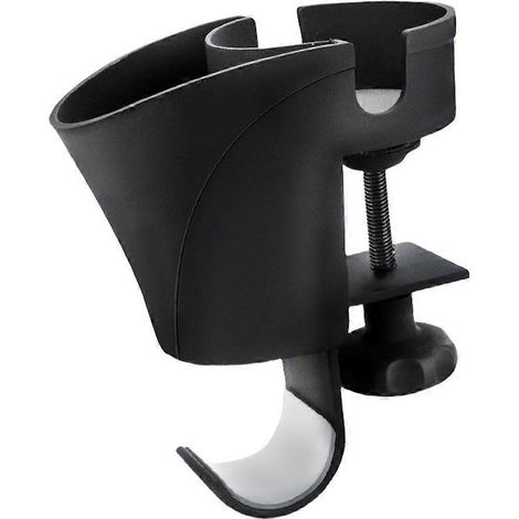 Robuster 3-in-1-Tischhalter mit Klemme: Kopfhörerhalterung, Stifthalter, Becherständer