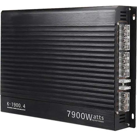 12V 7900W Auto-Verstärker 4-Kanal Leistungsstarker Auto-Audio-Subwoofer-- (1/5)