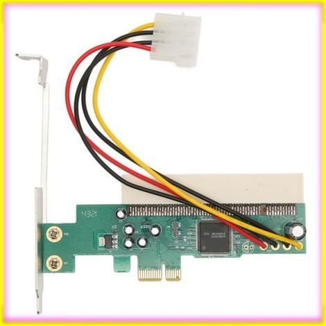 keenso PCI Express zu PCI Adapterkarte, 2,5 Gbit/s Datenübertragung, 4-Pin Computeranschluss (1/5)